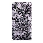 Light Spot Decor Patterned Leather Wallet Case for Samsung Galaxy A40