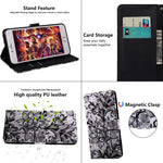 Light Spot Decor Patterned Leather Wallet Case for Samsung Galaxy A40