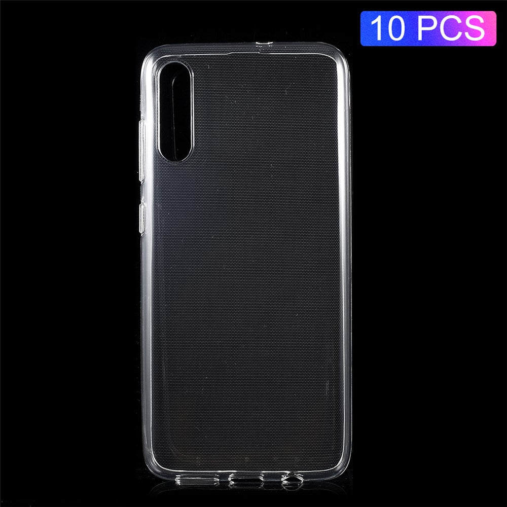 10 STK/Sæt Gennemsigtigt Blødt TPU Telefoncover til Samsung Galaxy A70