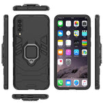 Cool Guard Ring Holder Kickstand PC TPU Hybrid Case for Samsung Galaxy A50 / A50s / A30s