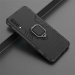 Cool Guard Ring Holder Kickstand PC TPU Hybrid Case for Samsung Galaxy A50 / A50s / A30s