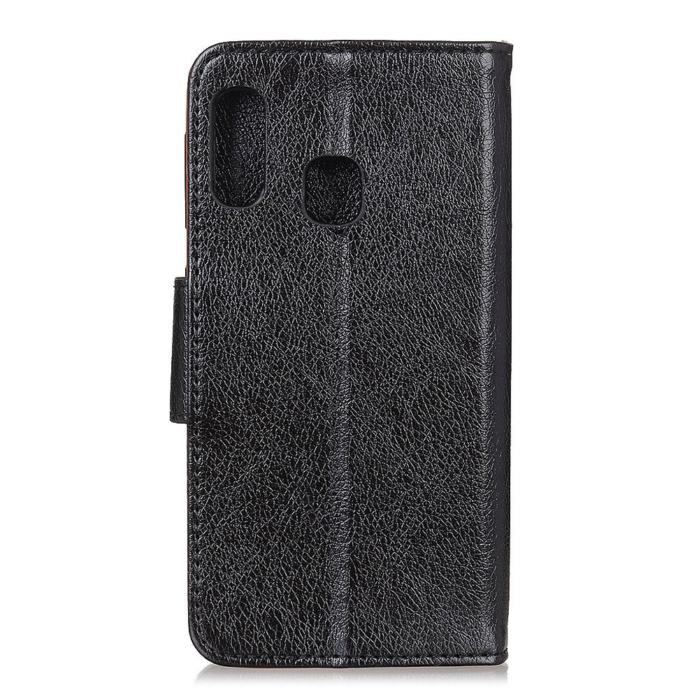 Til Samsung Galaxy A20e Telefoncover Nappa Tekstur Spaltet Læder Mobiltelefoncover med Pung