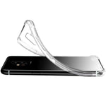 IMAK Stødabsorberende TPU Blød Bagcover + Skærmbeskyttelsesfilm til Samsung Galaxy A50/A50s/A30s