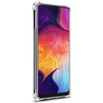 IMAK Stødabsorberende TPU Blød Bagcover + Skærmbeskyttelsesfilm til Samsung Galaxy A50/A50s/A30s