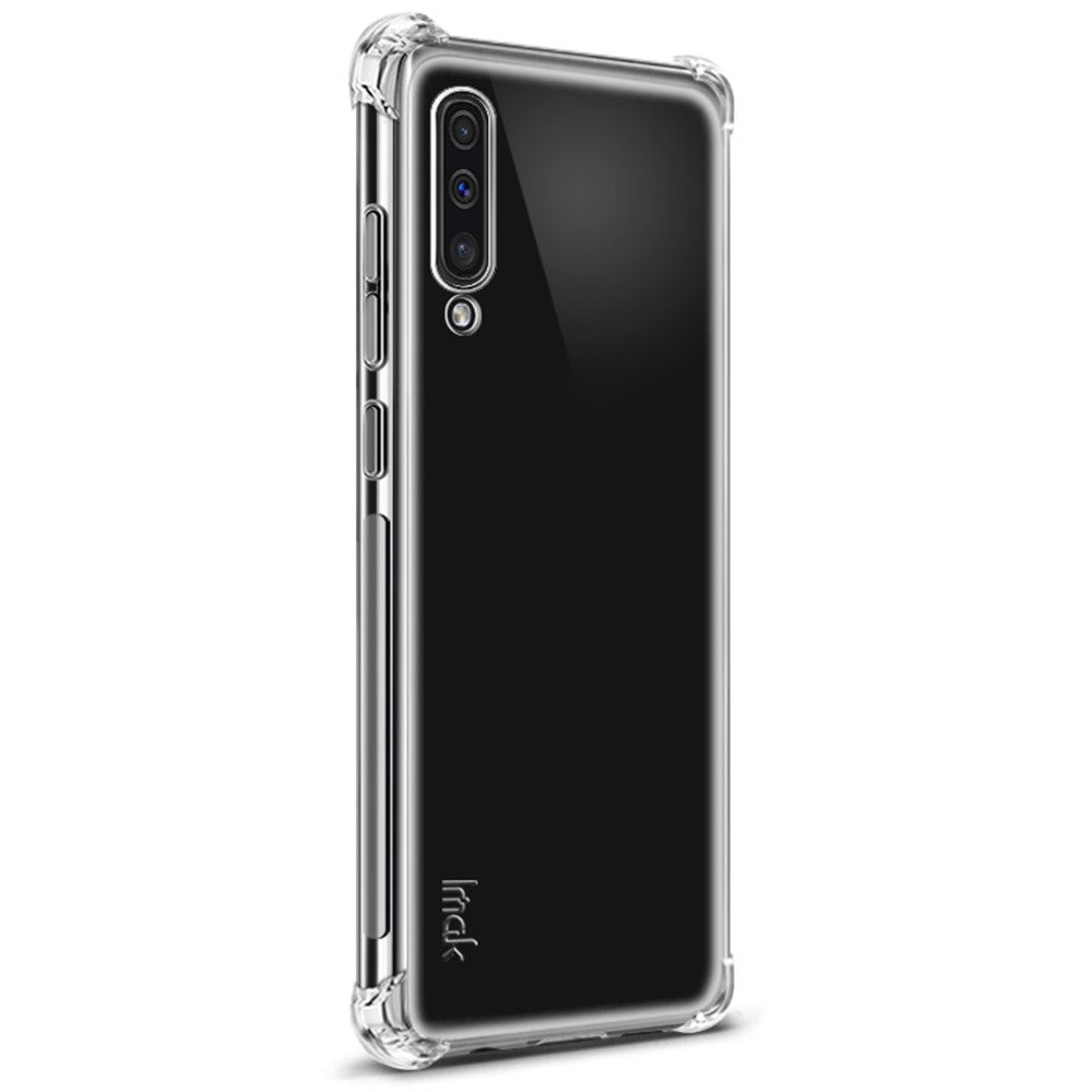 IMAK Stødabsorberende TPU Blød Bagcover + Skærmbeskyttelsesfilm til Samsung Galaxy A50/A50s/A30s