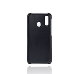 For Samsung Galaxy A40 PU Leather Coated PC Mobile Casing with Dual Card Slots
