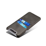 Dobbelt Kortplads PU Læderbelagt PC Cover til Samsung Galaxy A80