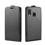 Crazy Horse Vertical Flip Leather Protective Case for Samsung Galaxy A20e