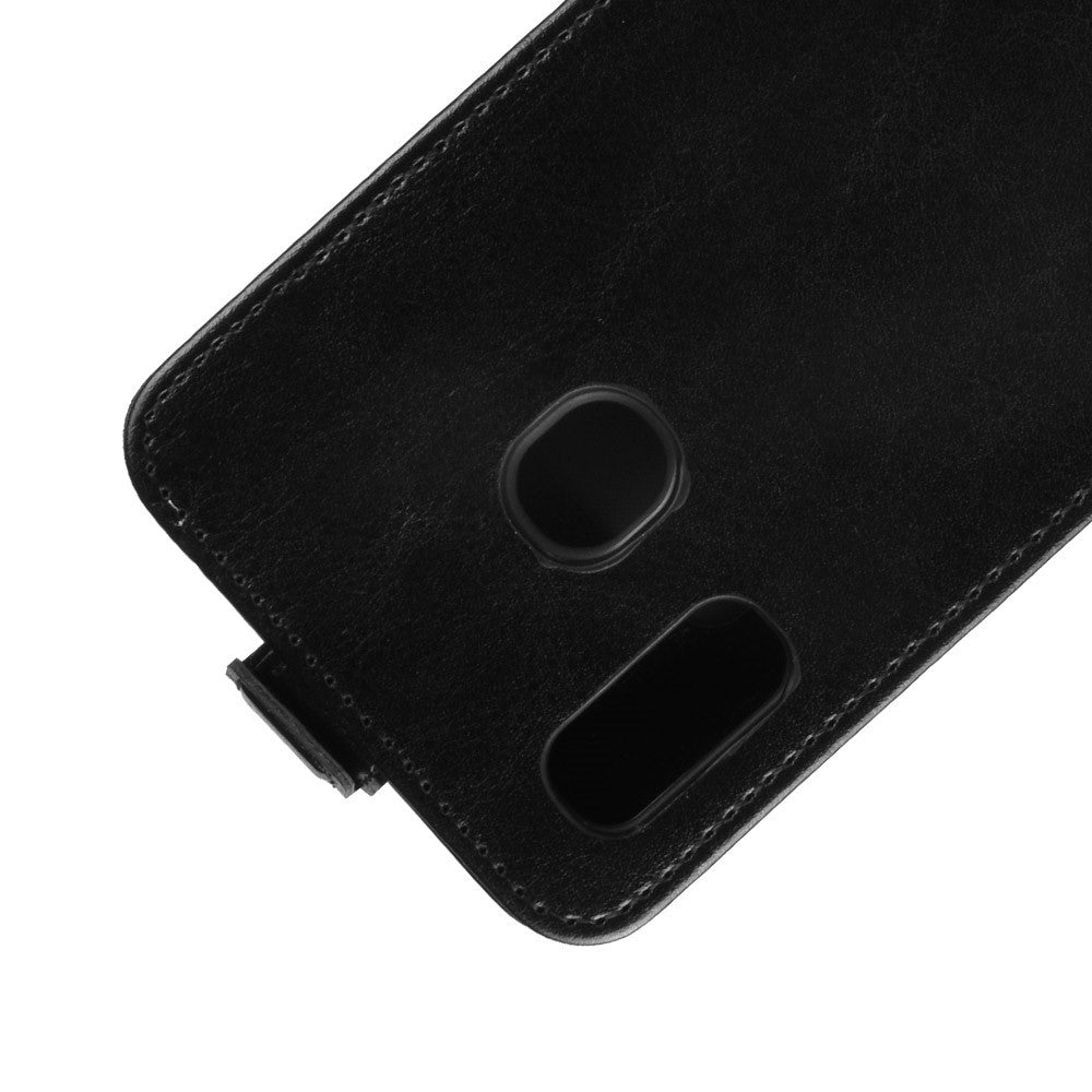 Crazy Horse Vertical Flip Leather Protective Case for Samsung Galaxy A20e