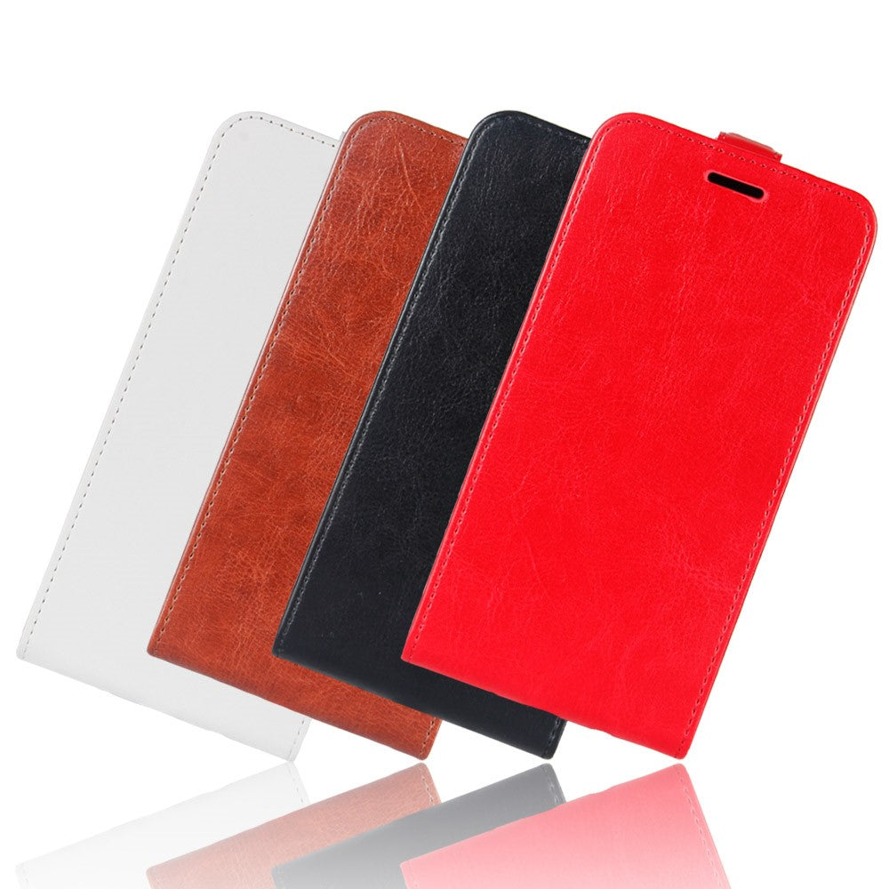 Crazy Horse Vertical Flip Leather Protective Case for Samsung Galaxy A20e