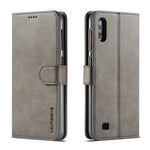 LC.IMEEKE Plånboksfodral i läder för Samsung Galaxy A10