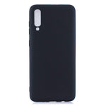 Ensfarvet Slik TPU Cover til Samsung Galaxy A70