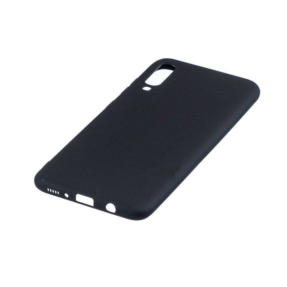 Ensfarvet Slik TPU Cover til Samsung Galaxy A70