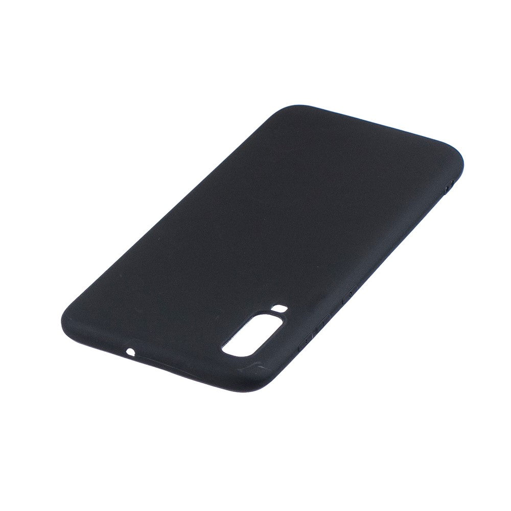 Ensfarvet Slik TPU Cover til Samsung Galaxy A70