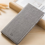 VILI DMX Cross Texture Stand Læder Pung Etui til Samsung Galaxy A40