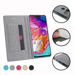VILI DMX Cross Texture Stand Læder Pung Etui til Samsung Galaxy A40