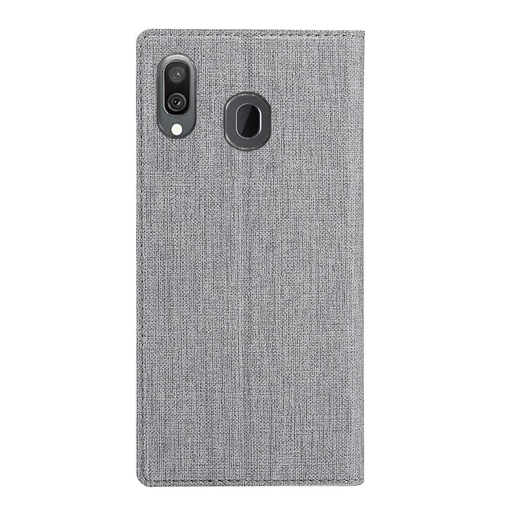 VILI DMX Cross Texture Stand Læder Pung Etui til Samsung Galaxy A40