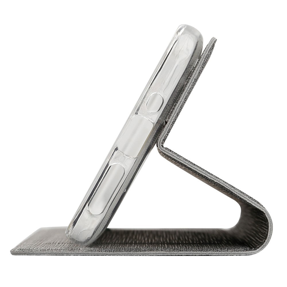 VILI DMX Cross Texture Stand Læder Pung Etui til Samsung Galaxy A40