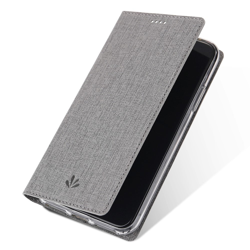 VILI DMX Cross Texture Stand Læder Pung Etui til Samsung Galaxy A40
