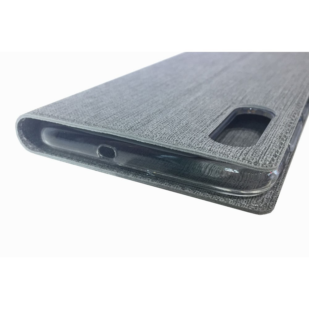 VILI DMX Cross Texture Stand Leather Card Holder Case for Samsung Galaxy A50