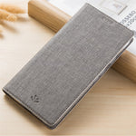 VILI DMX Cross Texture Stand Leather Card Holder Case for Samsung Galaxy A50