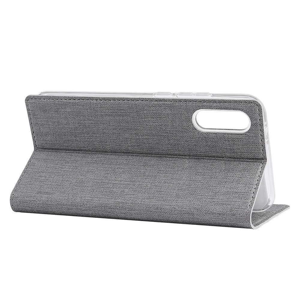VILI DMX Cross Texture Stand Leather Card Holder Case for Samsung Galaxy A50