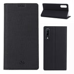 VILI DMX Cross Texture Stand Leather Card Holder Case for Samsung Galaxy A50
