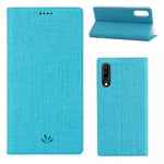 VILI DMX Cross Texture Stand Leather Card Holder Case for Samsung Galaxy A50