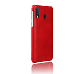Crazy Horse PU læderbelagt plastikcover til Samsung Galaxy A20e