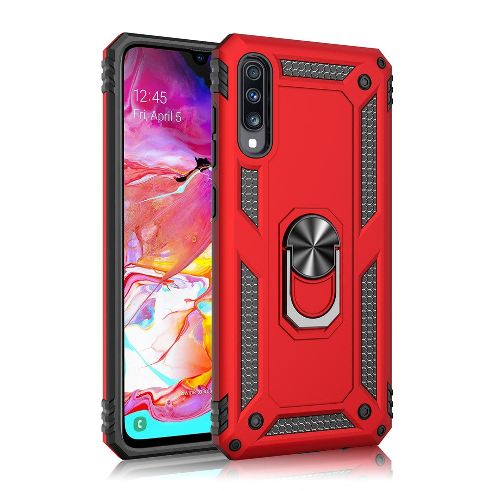 Hybrid PC TPU Kickstand Armor Phone Casing for Samsung Galaxy A70
