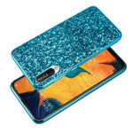 Glittering Sequins Electroplating TPU PC Hybrid Phone Casing for Samsung Galaxy A50 / A50s / A30s