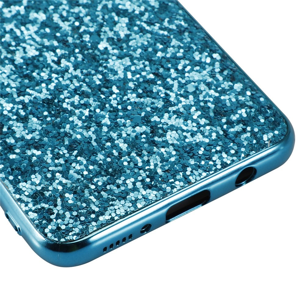 Glittering Sequins Electroplating TPU PC Hybrid Phone Casing for Samsung Galaxy A50 / A50s / A30s