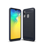 MOFI Kulfiber Børstet TPU Beskyttelsescover til Samsung Galaxy A20e