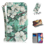 Pattern Printing Light Spot Decor Leather Wallet Stand Case for Samsung Galaxy A20e