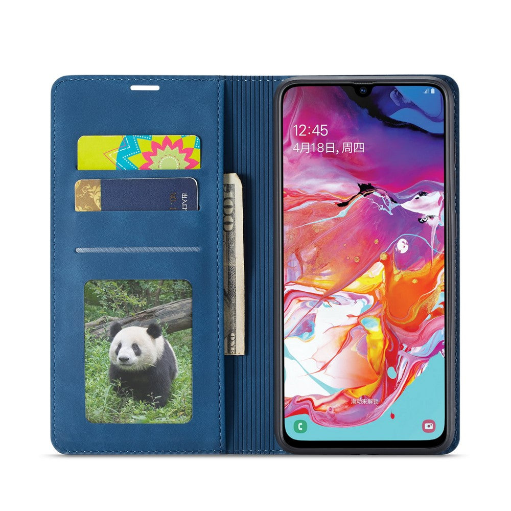 FORWENW Fantasy Series Auto-absorbed Silky Touch Leather Wallet Stand Case for Samsung Galaxy A70