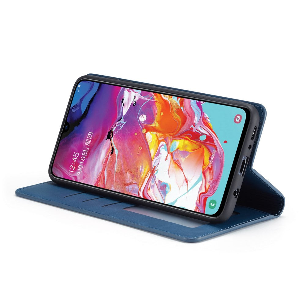 FORWENW Fantasy Series Auto-absorbed Silky Touch Leather Wallet Stand Case for Samsung Galaxy A70