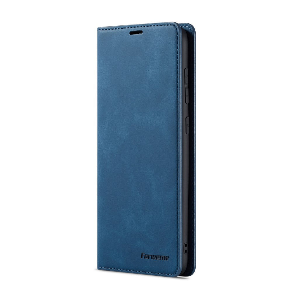 FORWENW Fantasy Series Auto-absorbed Silky Touch Leather Wallet Stand Case for Samsung Galaxy A70