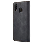 CASEME 013 Series Folio Flip Auto-absorbed Leather Wallet Stand Case for Samsung Galaxy A40
