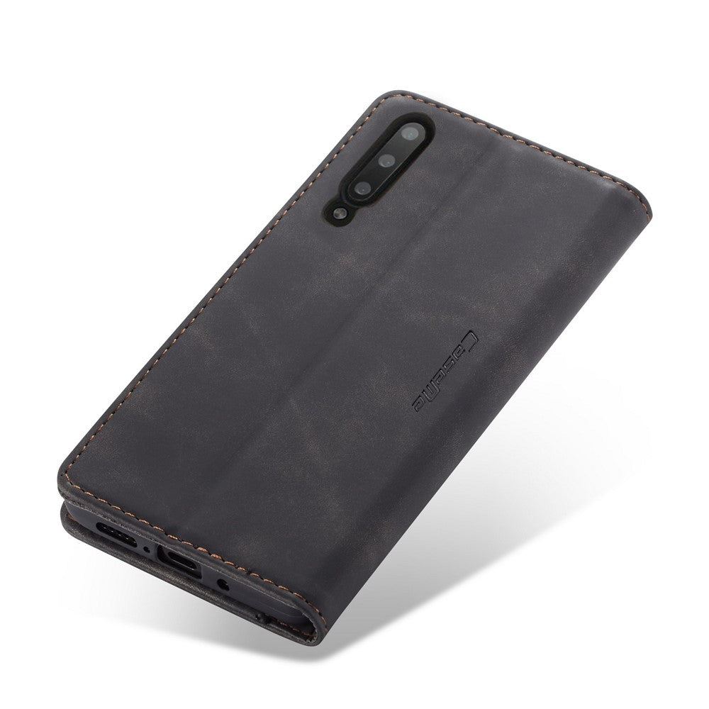 CASEME 013 Series pungcover i autoabsorberende læder til Samsung Galaxy A50