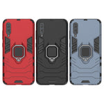 Cool Guard Ring Holder Kickstand PC TPU Hybrid Case for Samsung Galaxy A70