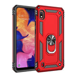 Hybrid PC TPU Kickstand Armor mobilskal för Samsung Galaxy A10