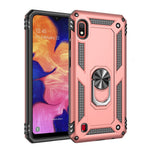 Hybrid PC TPU Kickstand Armor mobilskal för Samsung Galaxy A10