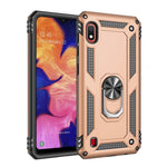 Hybrid PC TPU Kickstand Armor mobilskal för Samsung Galaxy A10