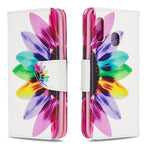 Læderpung-etui med mønsterprint til Samsung Galaxy A20e