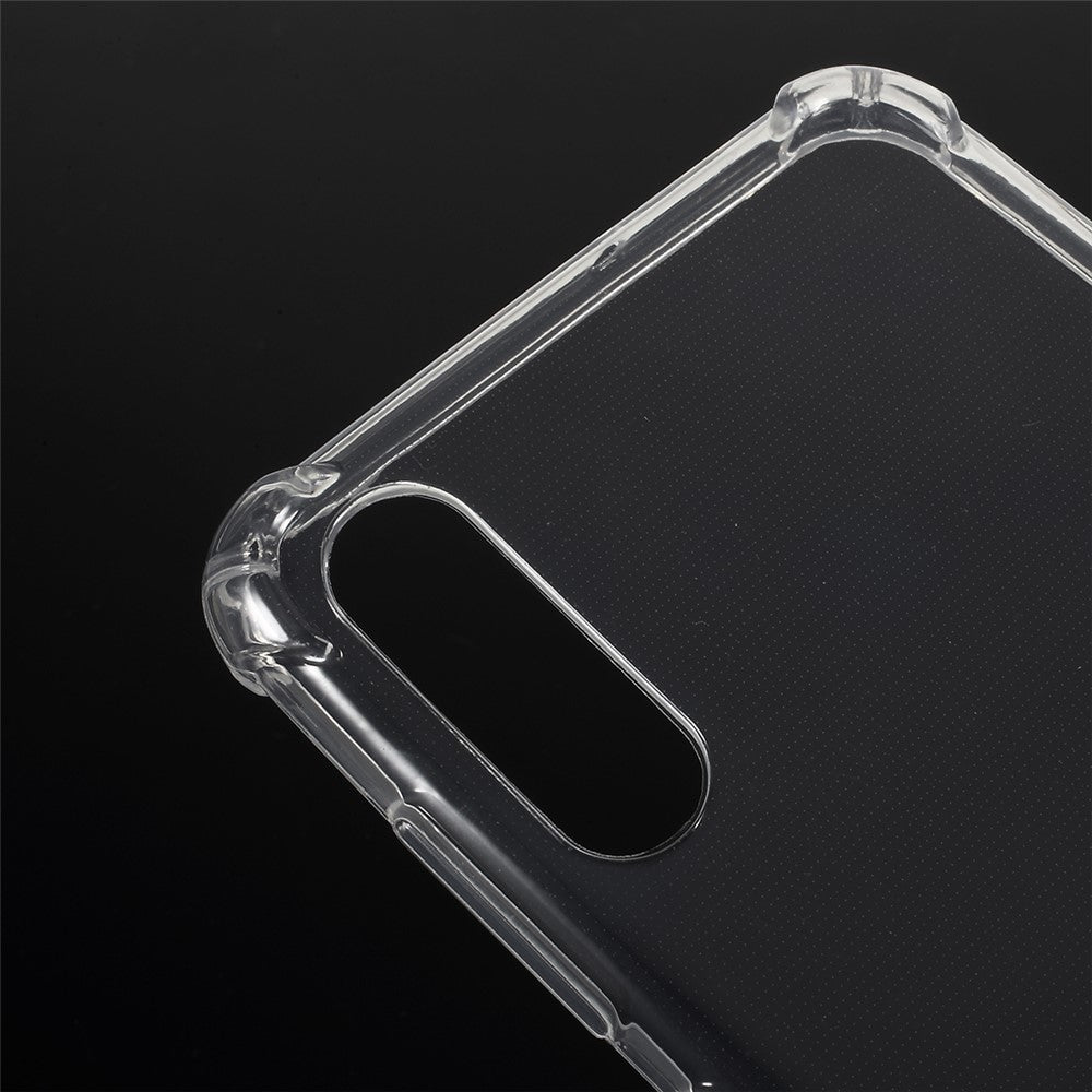 Mjukt TPU-skal med genomskinlig stötdämpning för Samsung Galaxy A70