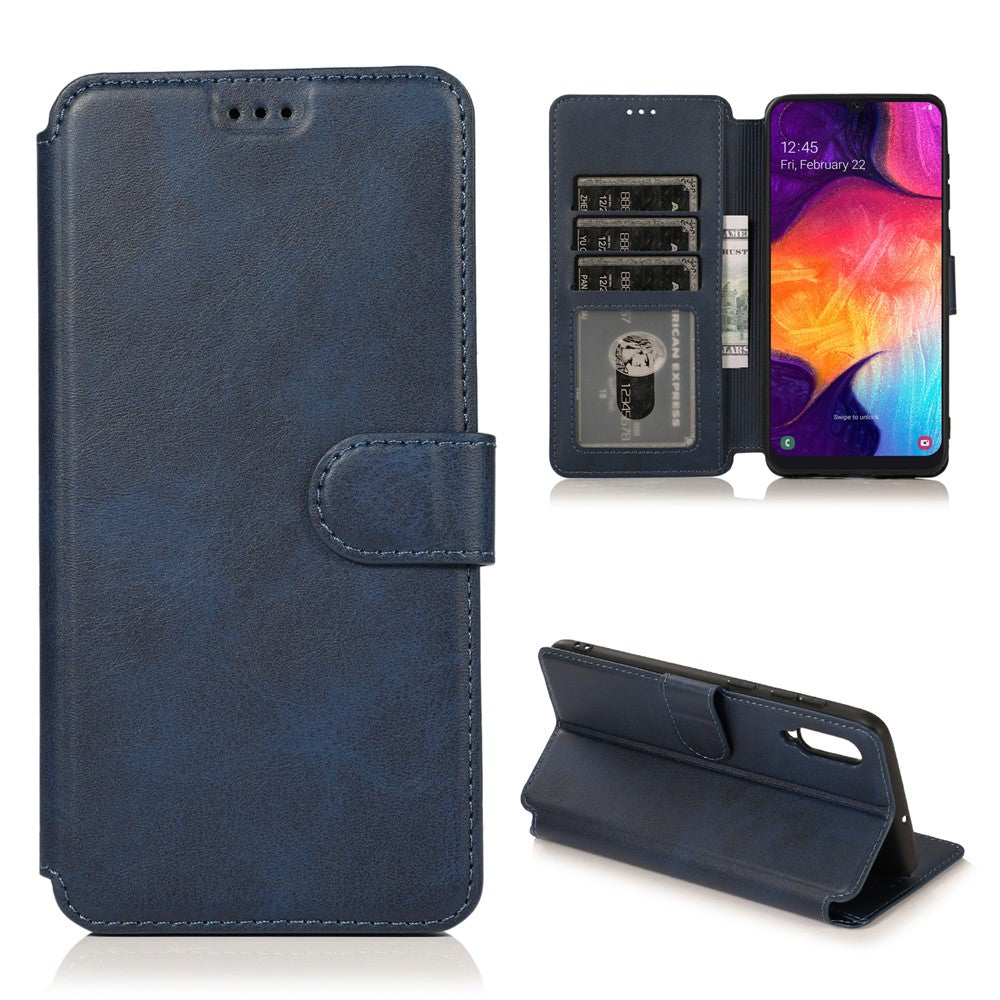 Telefoncover i PU-læder + TPU-pungstil til Samsung Galaxy A70