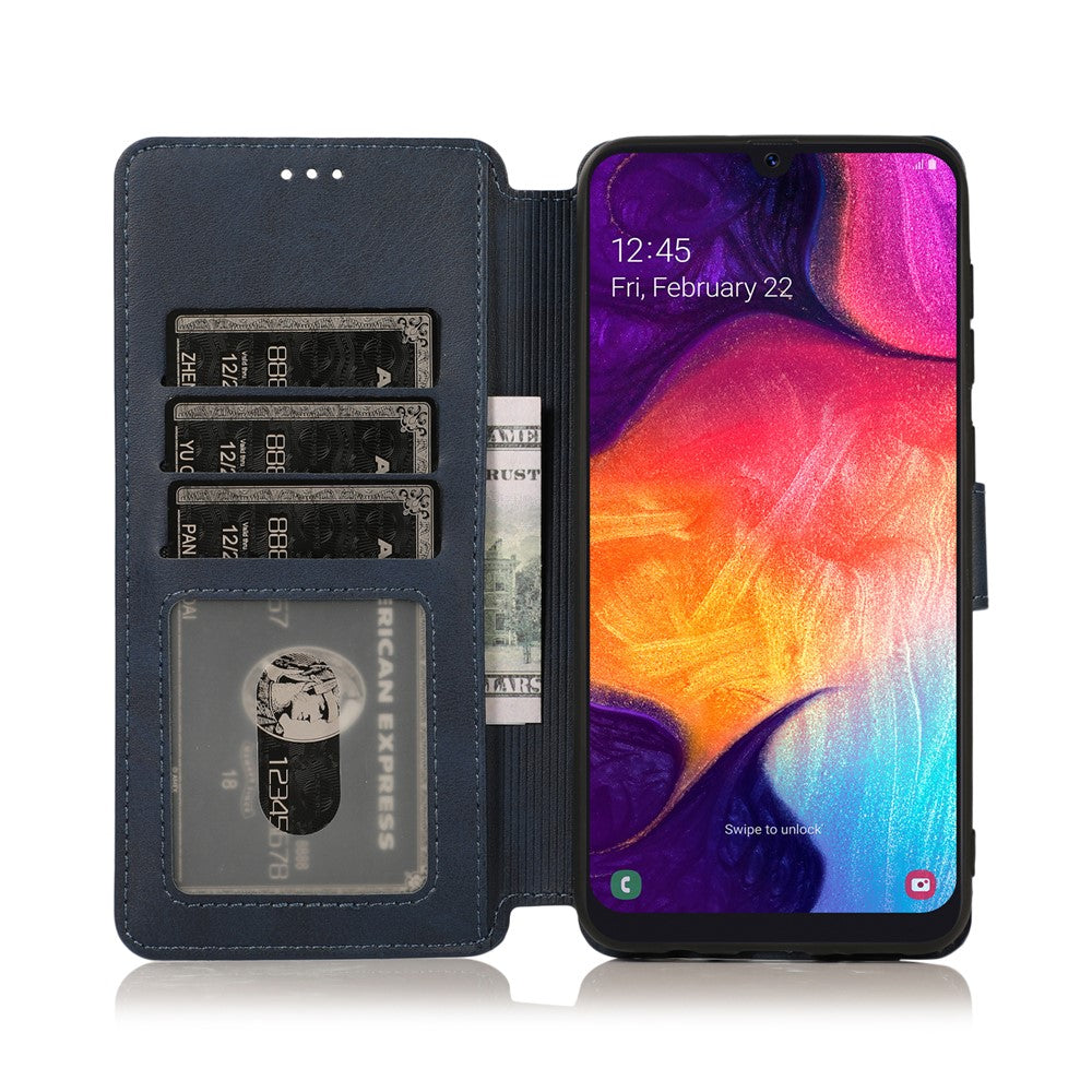 Telefoncover i PU-læder + TPU-pungstil til Samsung Galaxy A70