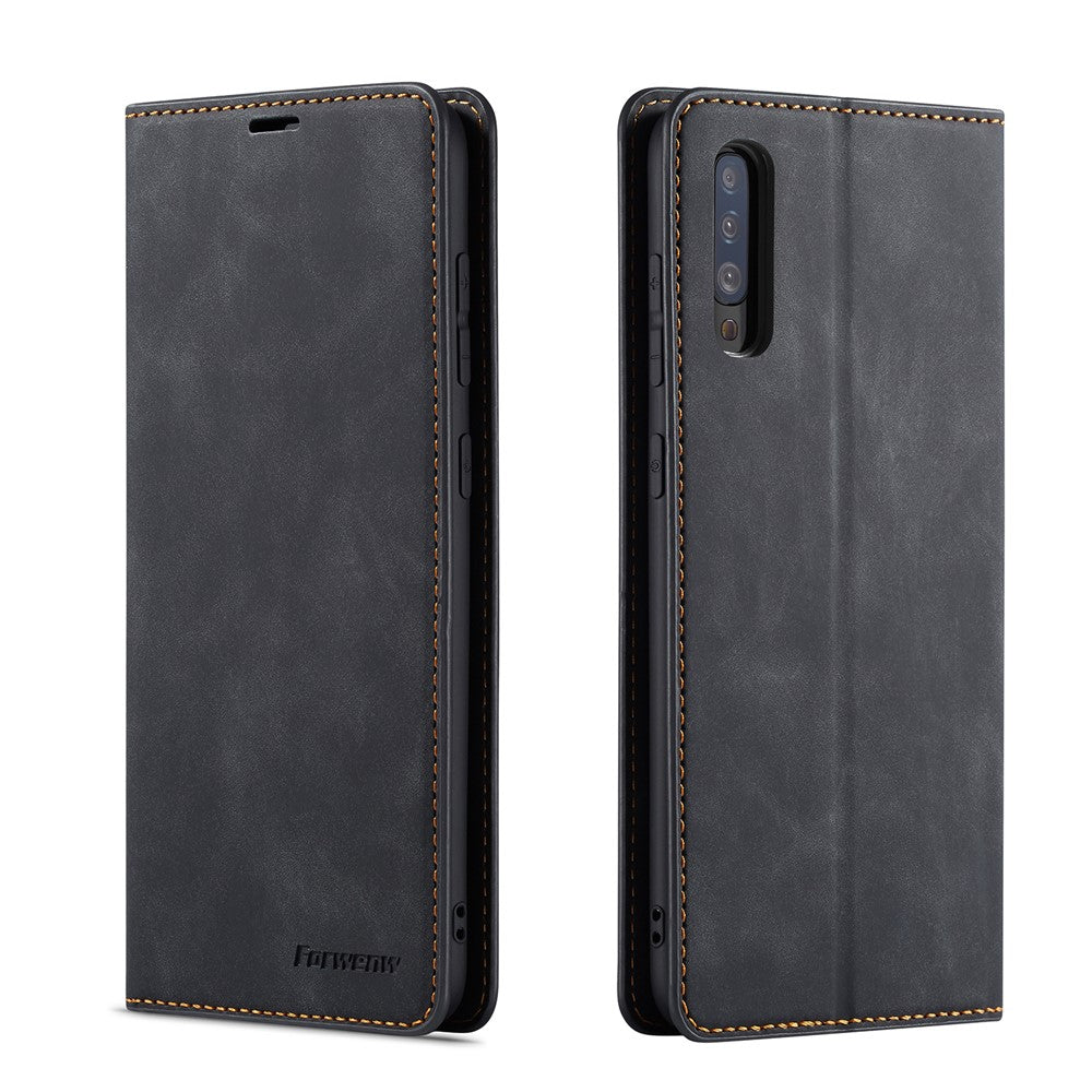 FORWENW Fantasy Series Silky Touch Leather Wallet Stand Case for Samsung Galaxy A50/A50s/A30s