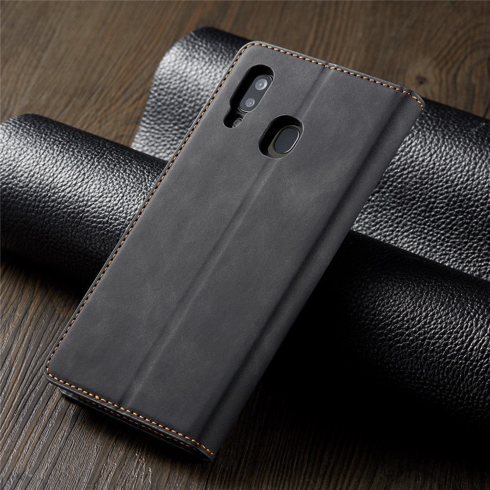 FORWENW Fantasy Series Silky Touch Leather Wallet Case for Samsung Galaxy A40