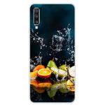 Mönstertryck Mjukt TPU-mobilskal för Samsung Galaxy A70